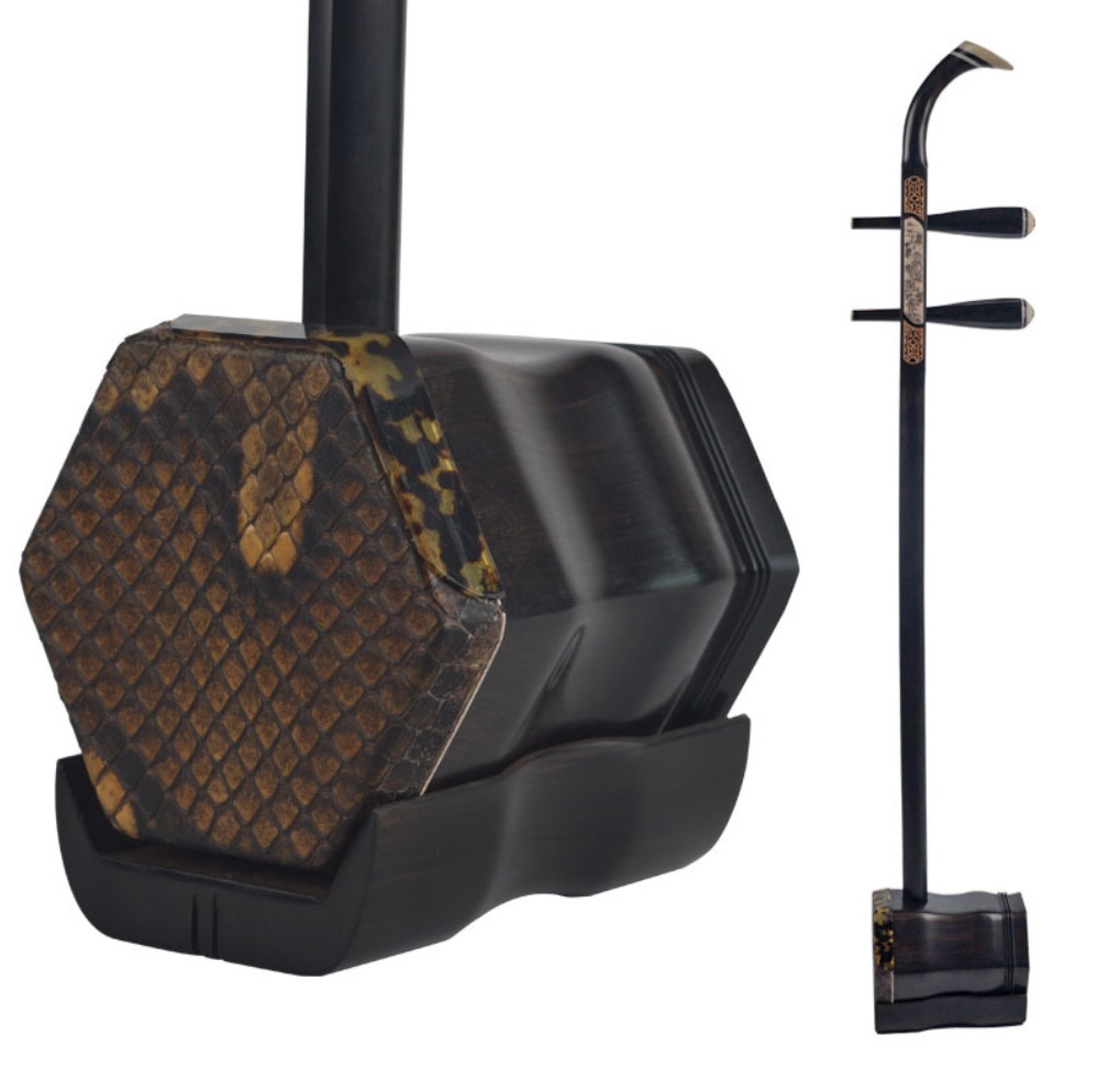 二胡黒檀骨彫刻工芸品中国の伝統的な弦楽器