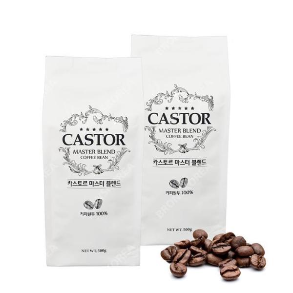 カストール マスターブレンド 500g 10個(1箱) コーヒー豆 11,672円