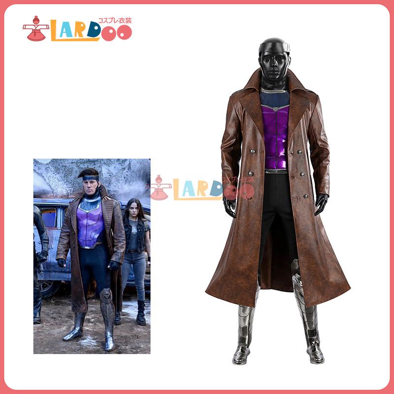 【工場直販 品質保証】 デッドプール&ウルヴァリン Deadpool & Wolverine ガンビット/Gambit コスチューム オーダーメイド可能 スプレ衣装/靴