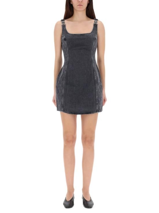 MARINE SERRE Women Dresses WDR403A CDEN0006GR90 GREY