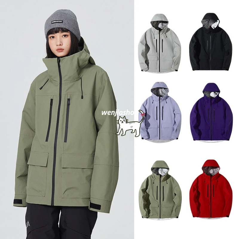 【急速出荷!】スノーボードウェア 6カラー ジャケット アウター メンズ レディース 男女兼用 2023 2024新作 トップス スノボウェア スノーウェア スキーウェア スノボーウェア 韓国風 防風