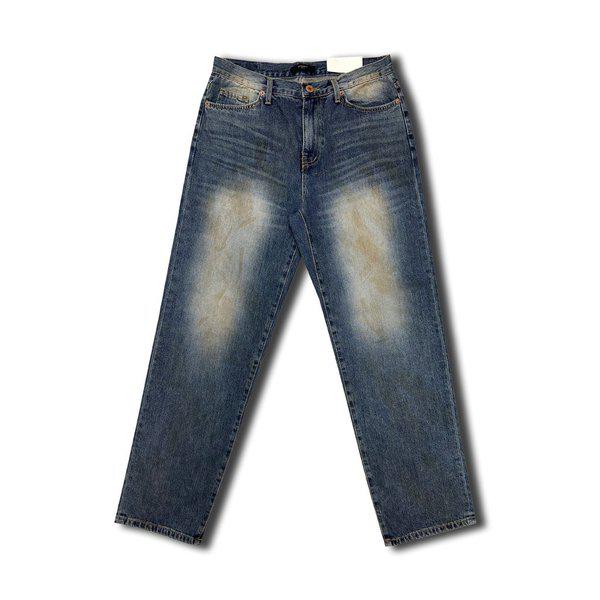 メンズ春秋薄手ノクダイン ワイドデニムパンツ OF-JEA-293