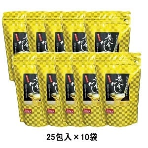 [たっぷり25包x10袋]たった一袋で料理が変わる[黄金のだし]（粉末）