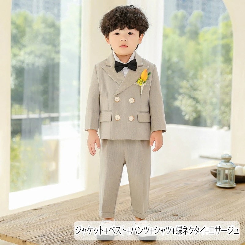 入学式 結婚式 ダブルボタン発表会 点セットスーツ 小学校 パーティー お呼ばれ 子供フォーマル 七五三 男の子 入学スーツ点セット 男児 キッズフォーマル スーツ フォーマル 冠婚葬祭 子供