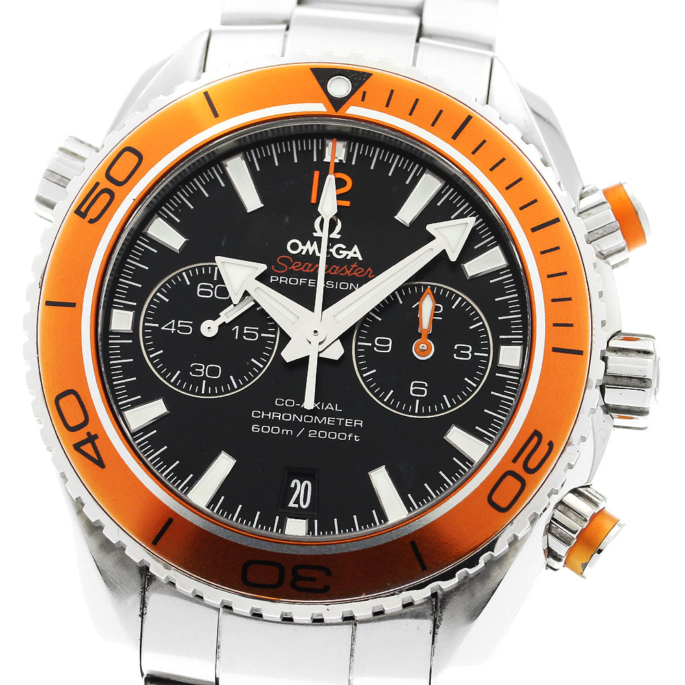 オメガ OMEGA 232.30.46.51.01.002 シーマスター プラネットオーシャン 600M デイト クロノグラフ 自動巻き メンズ _888063【中古】