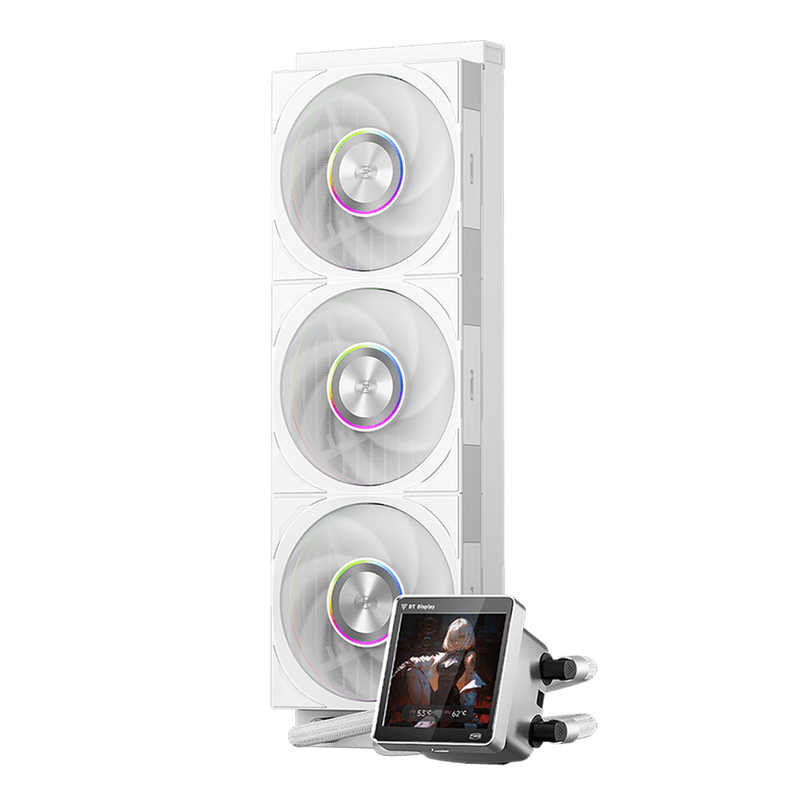 PCCOOLER　水冷CPUクーラー 120mmファンx3 ［LGA115X/1200/1700/1851/20XX・AM4/AM5］　DT360-ARGB-WH