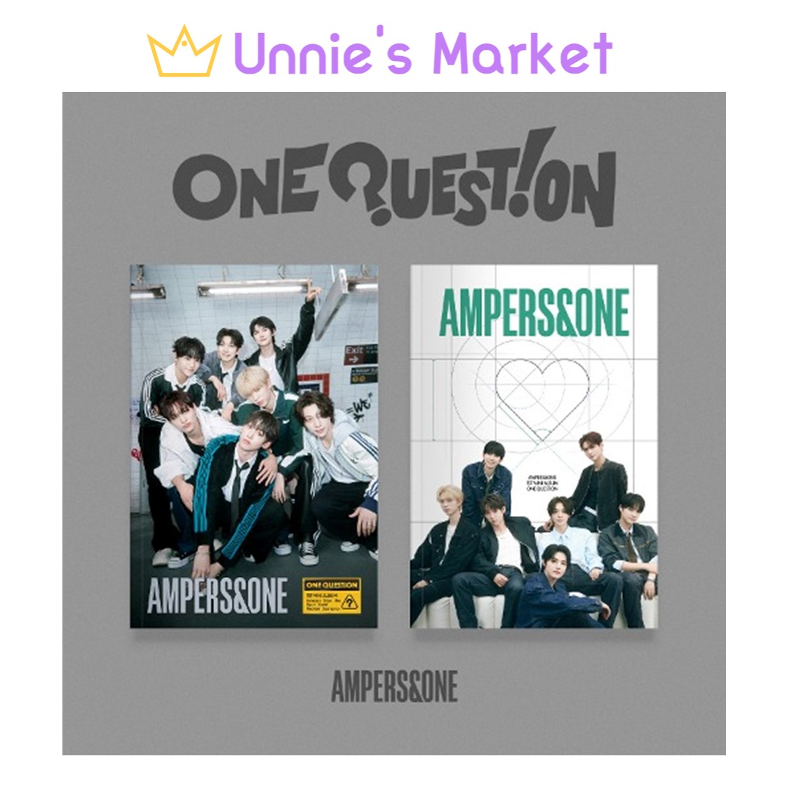 [SET] AMPERS&ONE- ONE QUESTION (CD) 1st Mini Album