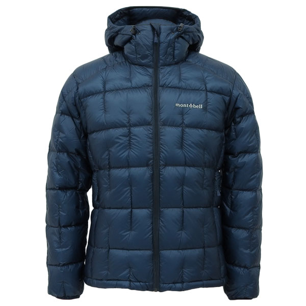 モンベル プラズマ1000 アルパインダウン パーカ ダウンパーカー メンズ Mサイズ ナイロン ネイビー RM1101528PUID mont-bell