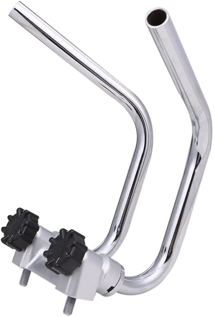 ホンダ用 くるくる ハンドル モンキー MONKEY ゴリラ ダックス DAX シャリー シャリィ 等 汎用品 絞り ショート 銀 シルバー