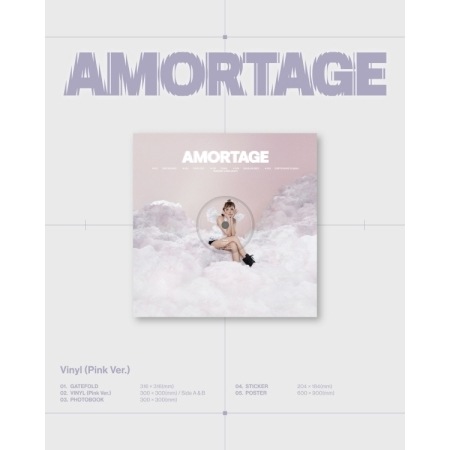VINYL VER / BLACKPINK JISOO - AMORTAGE / PINK VER / LP ALBUM 7,392円