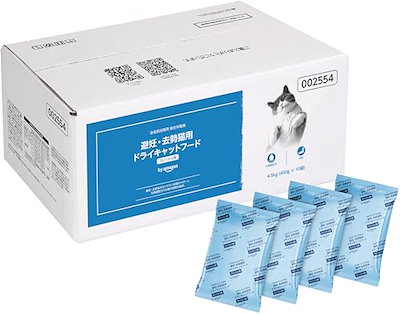 他サイト： by Amazon 避妊・去勢猫用 フィッシュ味 国産 総合栄養食 キャットドライフード 450g×10袋 4.5kg(ケース販売)の商品画像