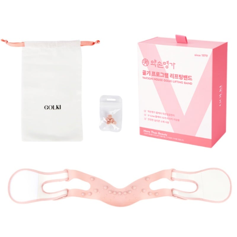[YAKSON BEAUTY HEALTH CARE] [薬孫名家] リブ編み プログラム リフティング バンド Vライン 弾力 イタック Vバンド 小さな顔のケア 顔リフティング