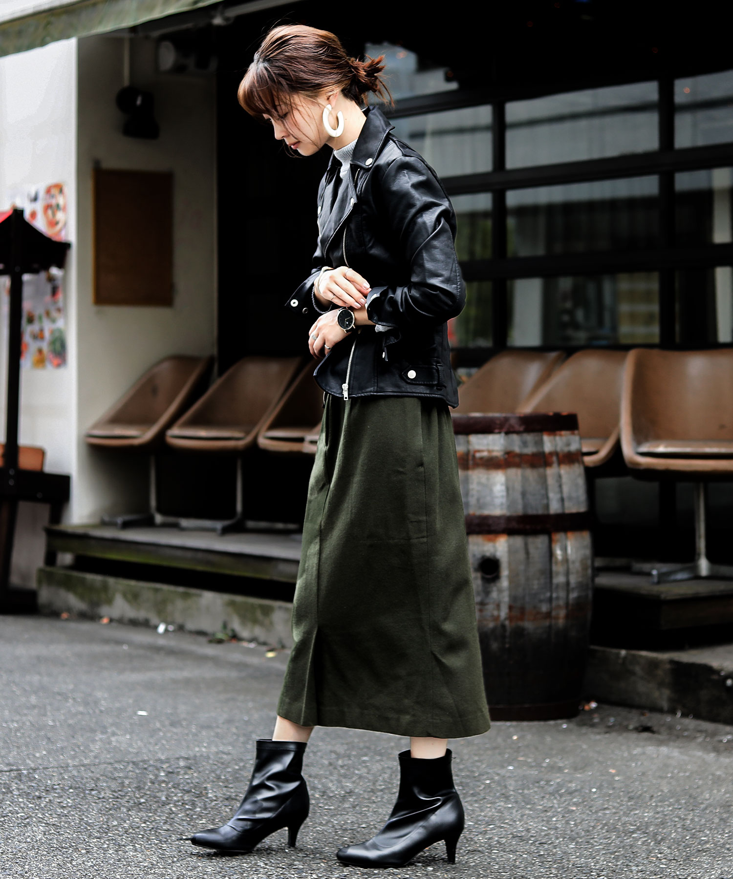 ライダースジャケット レディース Sサイズ lg11.jpg