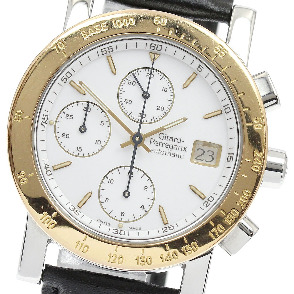 ジラール・ペルゴ GIRARD PERREGAUX 7000 GP7000 YGベゼル クロノグラフ 自動巻き メンズ _905626【中古】 123,450円
