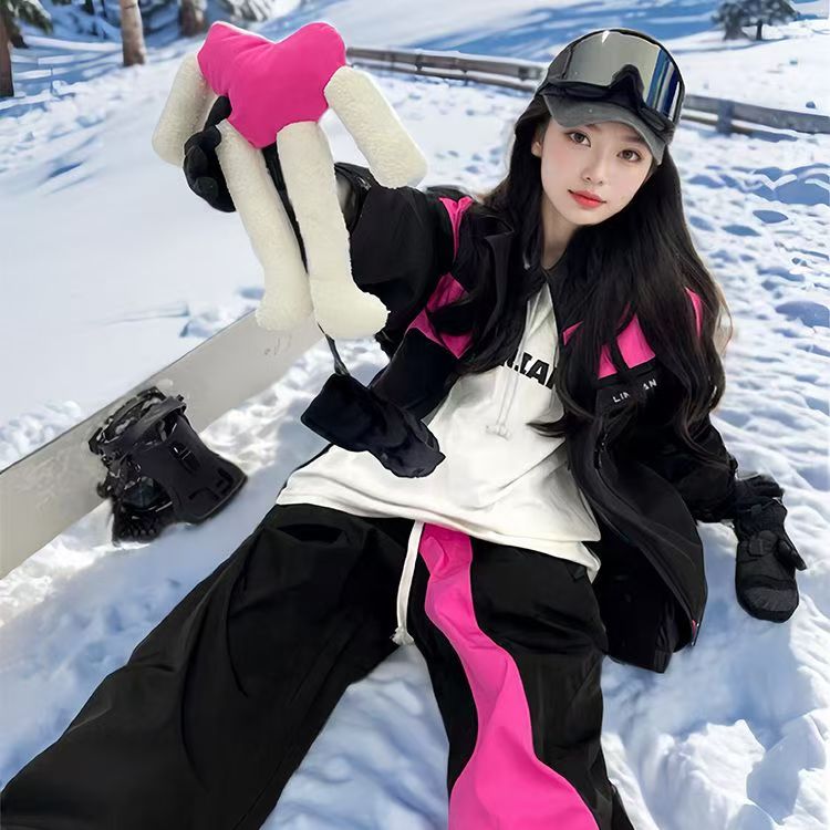 スノーボードウェア 2024 2025 上下セット レディース メンズ ジャケット アウター パンツ スウェット スノボー スキーウェア スノボウェア 韓国風