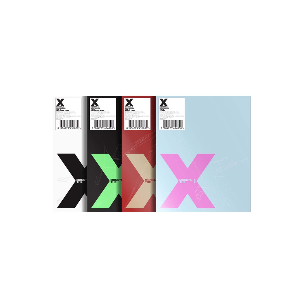 MONSTA X - THE X / アルバム4種セット / MONSTAX / unknown_x / underdog_x / hello_x / xx