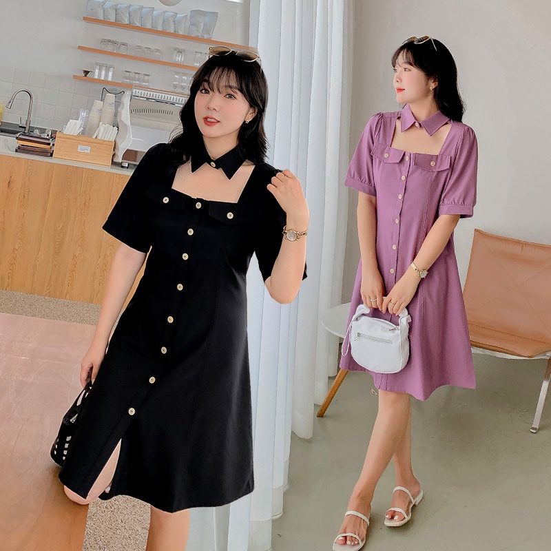 ワンピース 大きいサイズ 半袖 春夏 韓国 妊婦 マタニティ ゆったり きれいめ 3l 4xl 5l