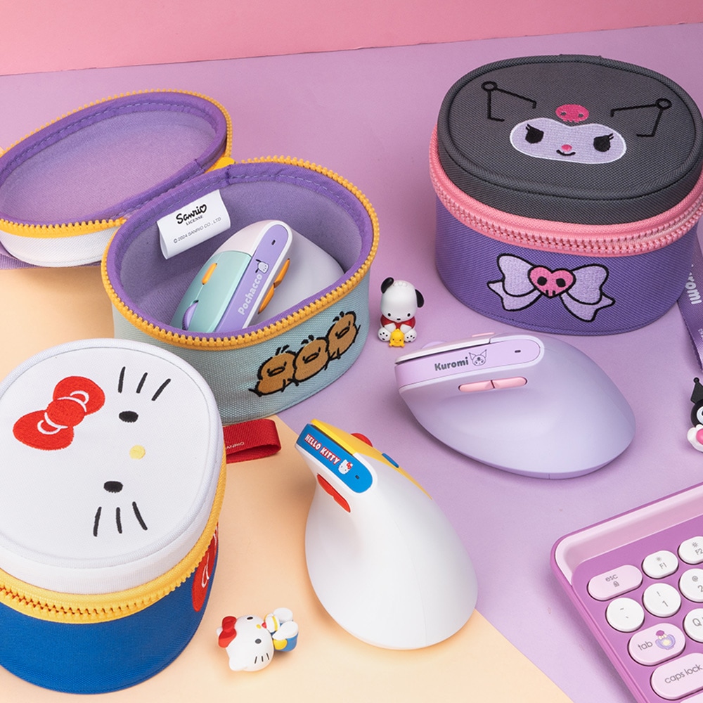 バーティカル無騒音マウスポーチセット