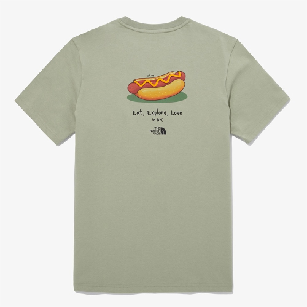 ザノースフェイス NT7UQ22C メンズシティトラベル EX ショートスリーブ Tシャツ