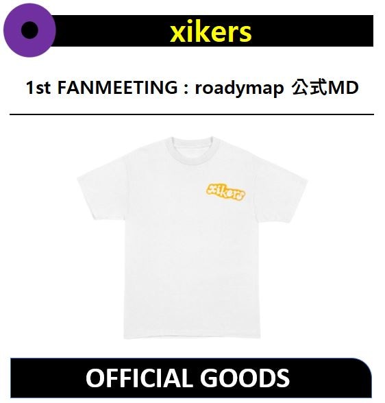 【XIKERS】 - (T-SHIRT) / 1st FANMEETING : roadymap