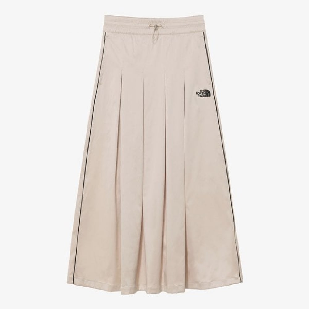 ノースフェイス レディースサテンフレアスカート LIGHT BEIGE NK6NR31L 8,388円