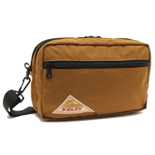 ショルダーバッグ レクタングルジップショルダー ブラウン メンズ レディース ユニセックス 32592155