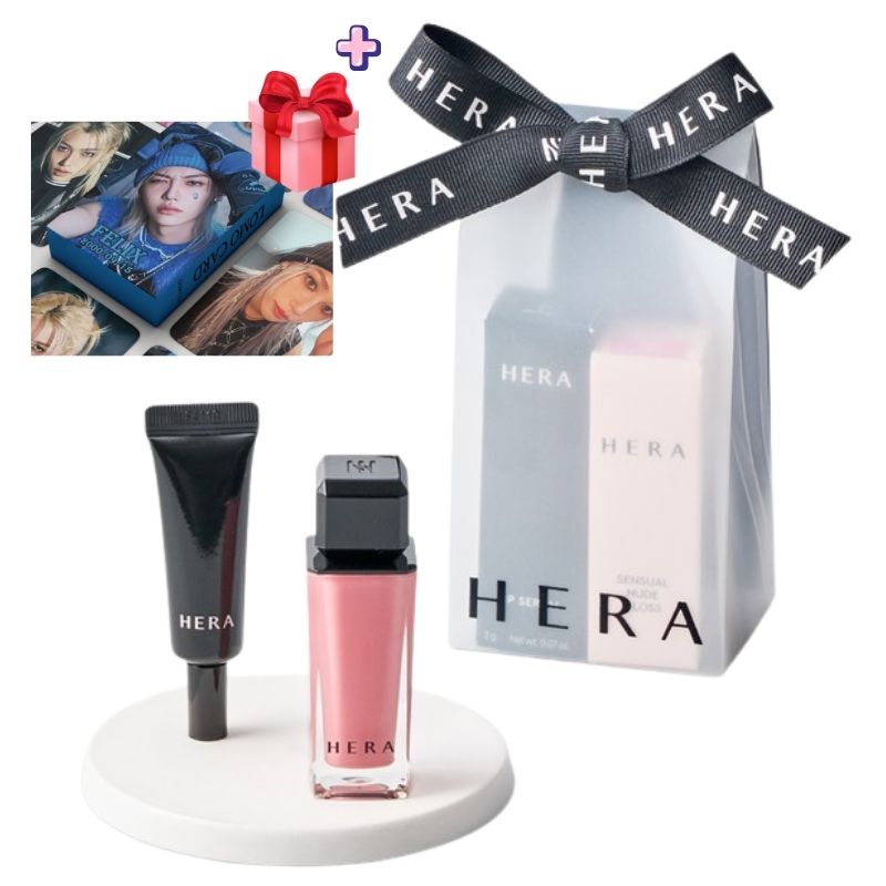 2025 新しい アンバサダー ストレイ キッズ フィリックス センシュアル ヌード グロス ギフトセット(+リップセラム)/traykids フィリックス フォトカードとミニ マスカラ プレゼント贈