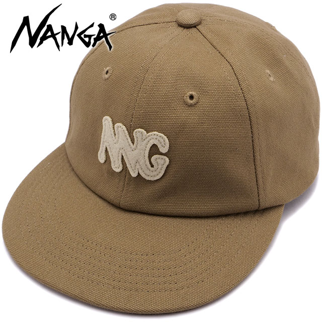 キャンバスNNGロゴキャップ [N2502-3A204A] CANVAS NNG LOGO CAP メンズ・レディース 帽子 フリーサイズ アウトドア BEG 正規取扱店