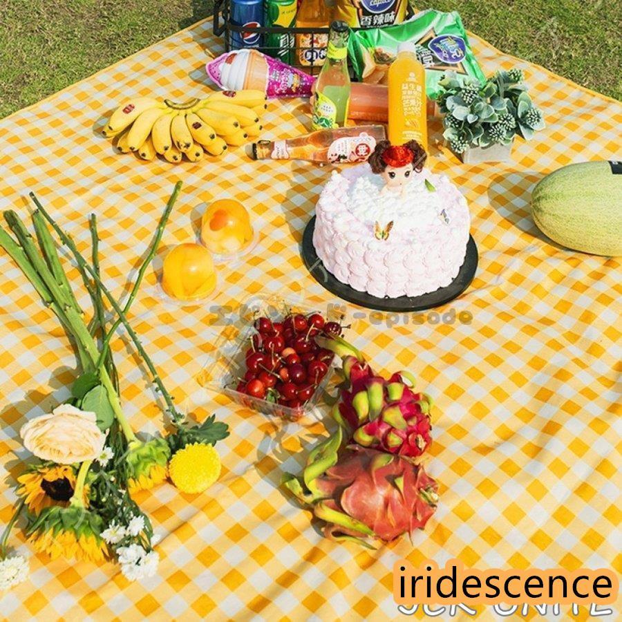 年末新作セール折りたたみ レジャーシート ピクニックシート ピクニックマット 厚手 フラワー チェック柄 洗える オックスフォード布 軽量 簡単収納 持ち運び便利 四季適用速達