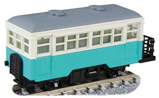 津川洋行 【再生産】(N) 91008 ガソリンカー バスケット仕様(車体色：ライトブルー×アイボリー/動力付) ツガワ 91008 ガソリンカー ライトブルー アイボリー ゲンテイ 5,484円