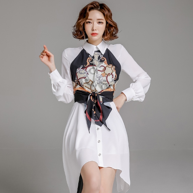 ワンピース レディース ミニスカート フィッシュテール フェイクワンピ ショート丈 ショート 膝上