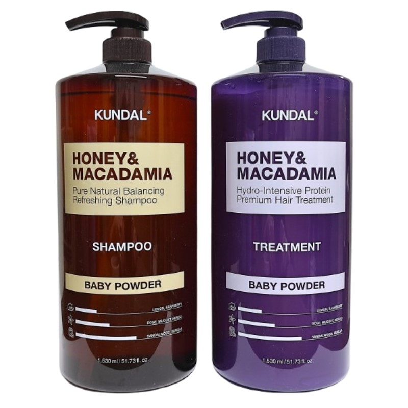 1530ml+1530mlセット/ハニーアンドマカダミア/ベビーパウダー/シャンプー/トリートメント/選択2個/大容量リフィル 5,688円