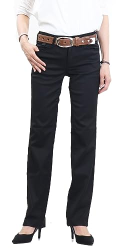 [エドウィン] ロングパンツ ハタラクロ ストレート ストレッチ MEB013 レディース 色褪せしにくい黒