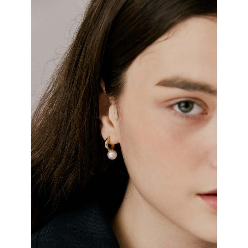 VINTAGE HOLLYWOOD Modern Pearl Earring VH2479EA005M