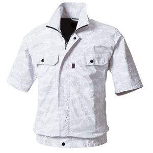 鳳皇 半袖ブルゾン カモフラWH LL