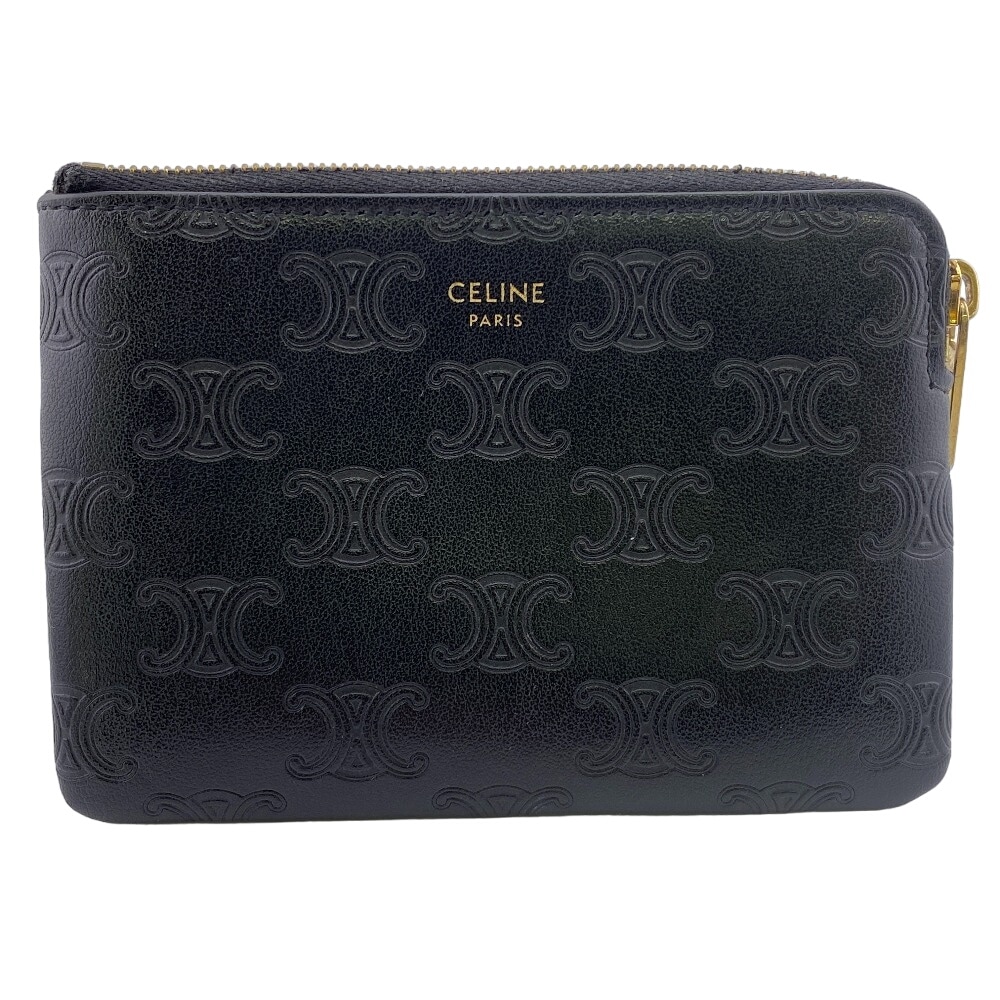 トリオンフ レザー コインケース ブラック レディース ブランド