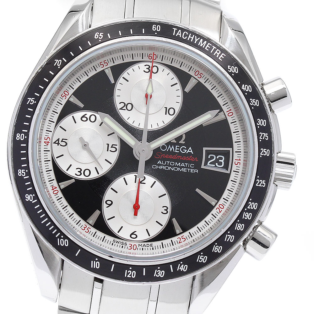 オメガ OMEGA 3210.51 スピードマスター デイト クロノグラフ 自動巻き メンズ 保証書付き_901906【中古】