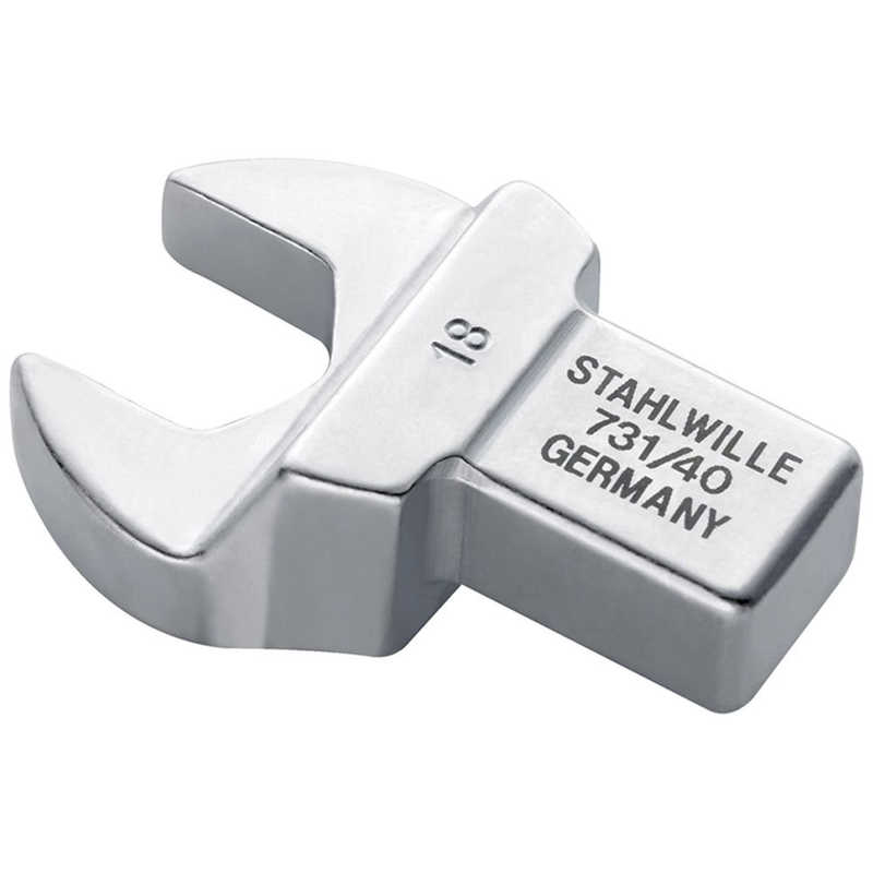STAHLWILLE　ジョイントサイズ14×18mm トルクレンチ用差替スパナヘッド インチサイズ 1　731A/40-1