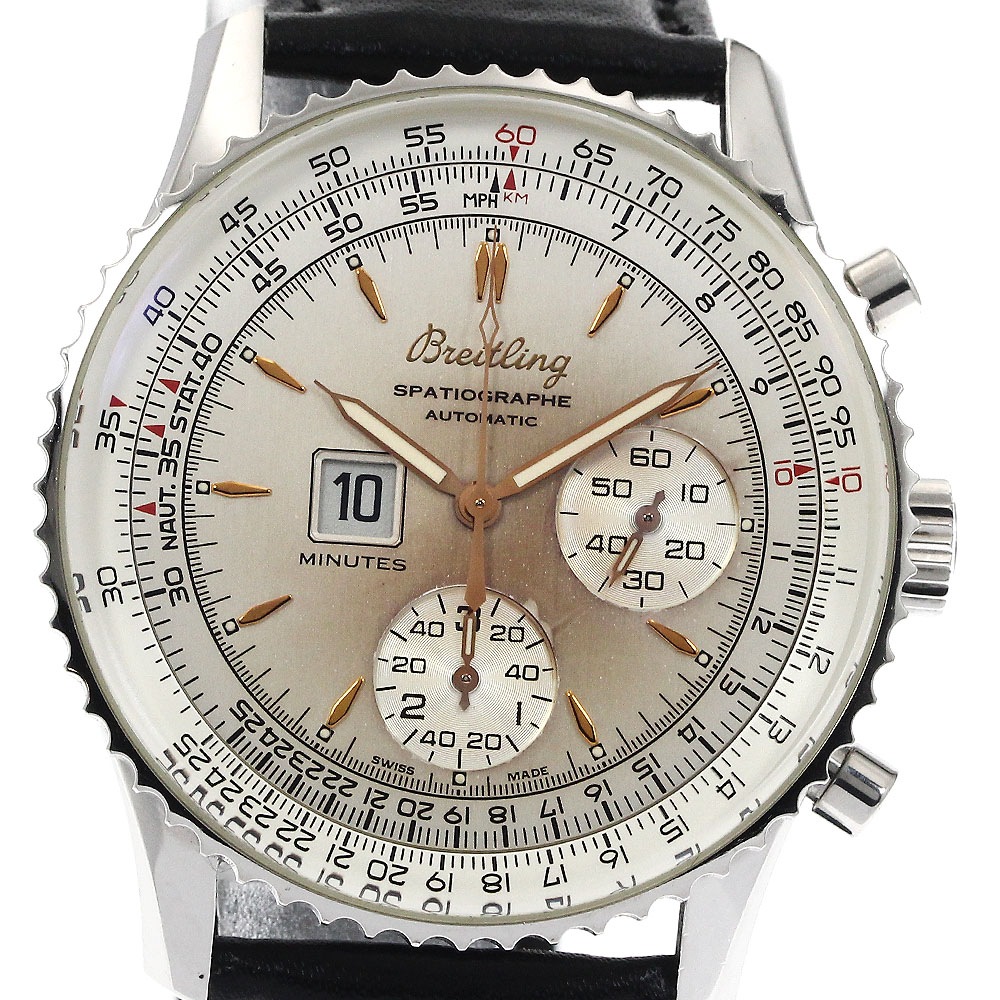 ブライトリング BREITLING A36030.1 ナビタイマー モンブリラン スパシオグラフ クロノグラフ 自動巻き メンズ _883300【中古】