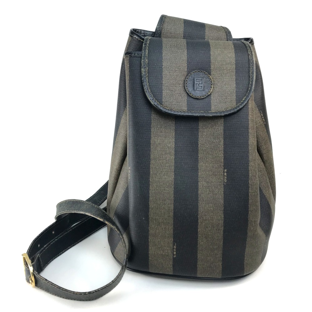 ショルダーバッグ ペカン メンズ レディース カバン リュック ボディバッグ PVC/レザー ブラウン系ブラック