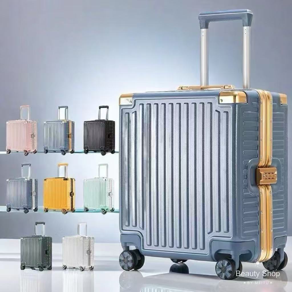 スーツケース キャリーケース トランク 小型 Sサイズ 超軽量 アルミフレーム おしゃれ キャリーバッグ ショートトリップ 機内持ち込み