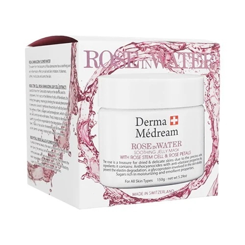 ダーマメドリーム ローズインウォーター スージングゼリーマスク 150g 1箱 DermaMedre　国際郵便発送