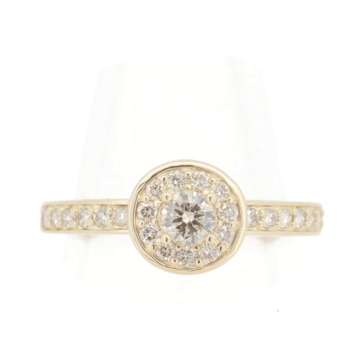 GSTV（ジェムティービー） ダイヤモンド リング 指輪 0.18ct 0.27ct 10号 K18YG(18金 イエローゴールド)