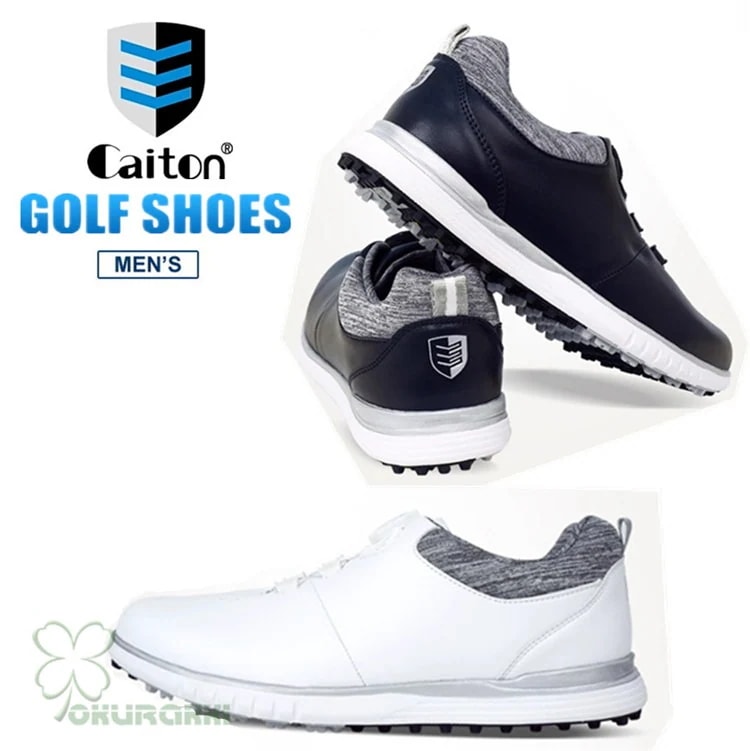 ゴルフ ゴルフシューズ 夏用 メッシュ通気 ダイヤル式 ソフトスパイク メンズ スパイクシューズ スニーカー 靴 紳士 防水 人工皮革2505gfshoe21
