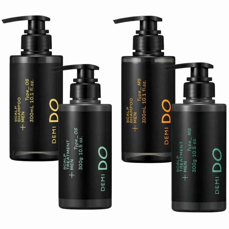 各1個セット 2種類から選べる デミコスメティクス DEMI DO スカルプシャンプー メン 300ml + DEMI DO スカルプトリートメント メン 300g セット タイプOS タイプMS 医
