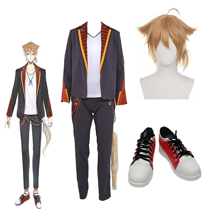 【全シリーズ発売中】 【値引き中】コスプレ服 演出服 仮装 学園祭 文化祭 学園祭 プレゼント クリスマス ハロウィン コスプレ衣装 靴 ウィッグ 伏見ガクふしみがく衣装 VTuber バーチャル 14,707円