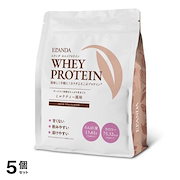 まんぞく|ELANDA エランダ ホエイプロテイン ミルクティー風味 320g (約16回分) 5個セット