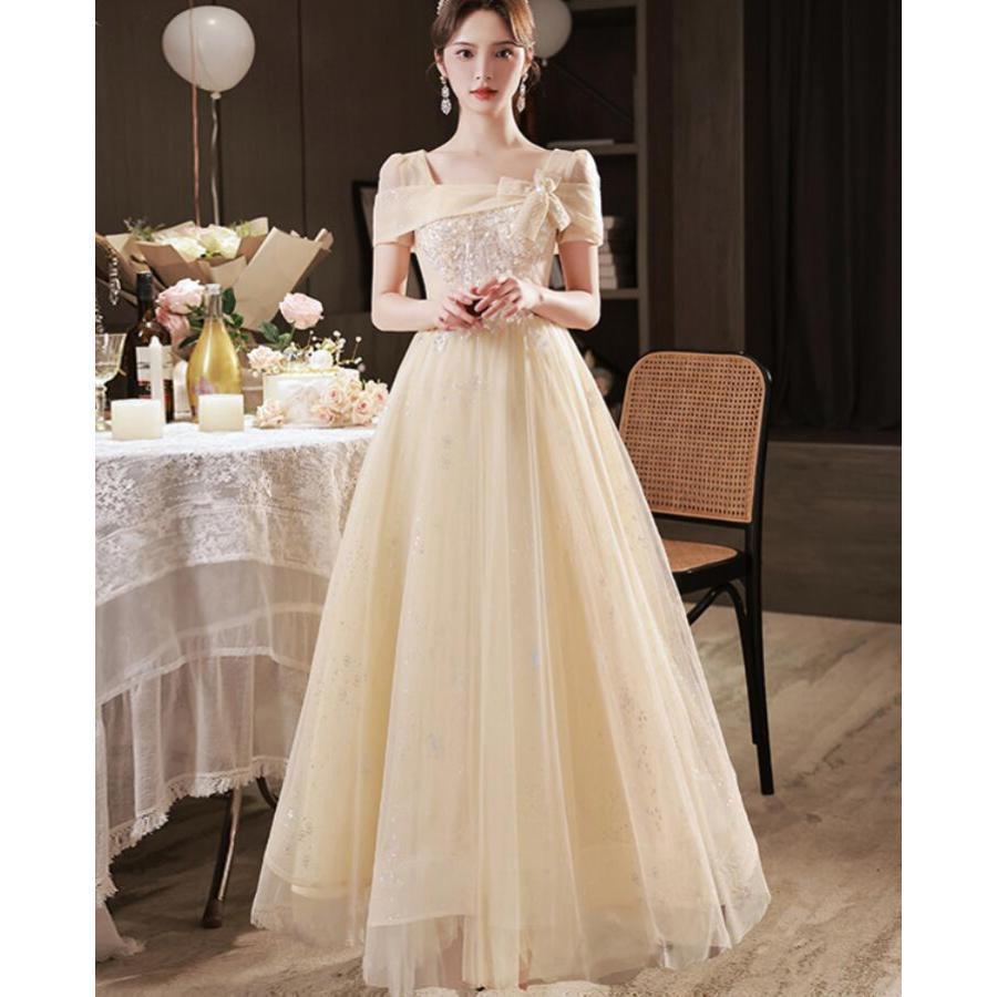 2025年新柄！ロングドレス 演奏会用 パーティードレス 結婚式 ドレス ステージドレス 大人 ピアノ 発表会 コーラス 合唱衣装 マキシ丈 20代30代40代