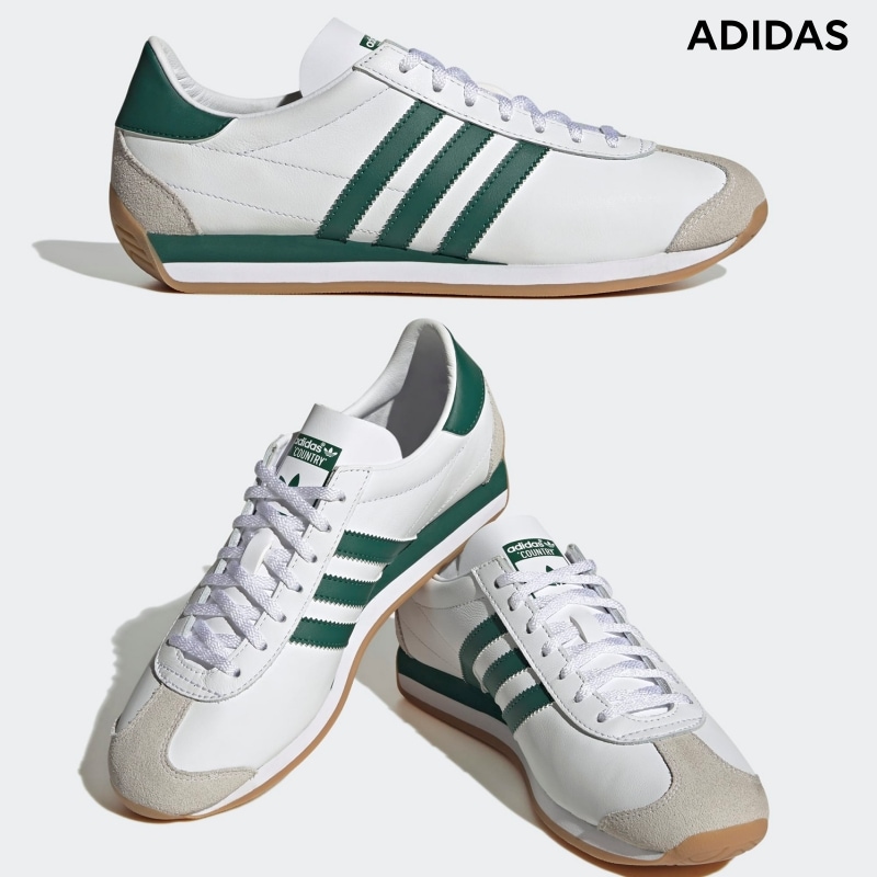 [ADIDAS] アディダス スニーカー カントリー OG / COUNTRY OG WHITE:GREEN