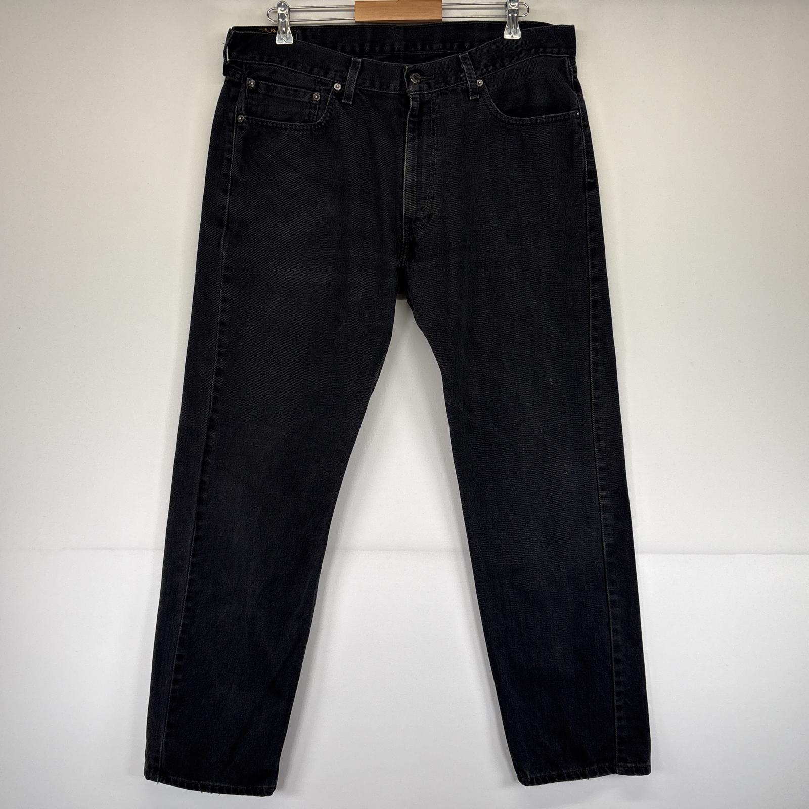 古着 デニムパンツ 505 ストレート 大きいサイズ ジーンズ ジーパン w38 L32 ブラック メンズ